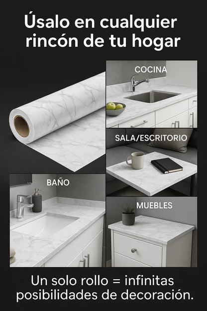 Vinilo Autoadhesivo Mármol Decorativo – Lujo accesible para tus espacios